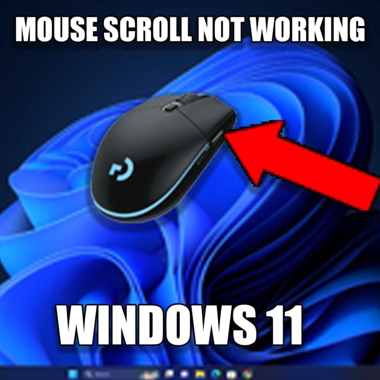 How To Fix Mouse Scroll Not Working On Windows 11 - Tricknology