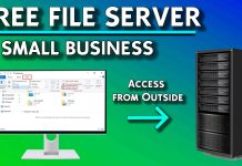 Build a Free File Server on Windows 11 For Small Company | Access from Outside Network